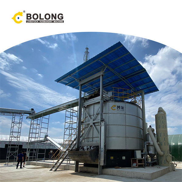 large scale poultry manure fermentation vessel